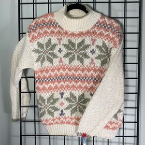 Vintage Hand Loomed sweater by Currents/ Jeri-Jo medium